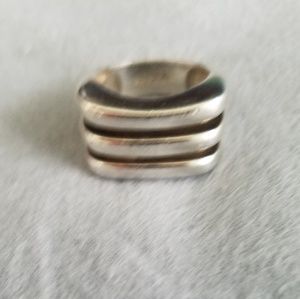 Silpada sterling silver ring triple layer